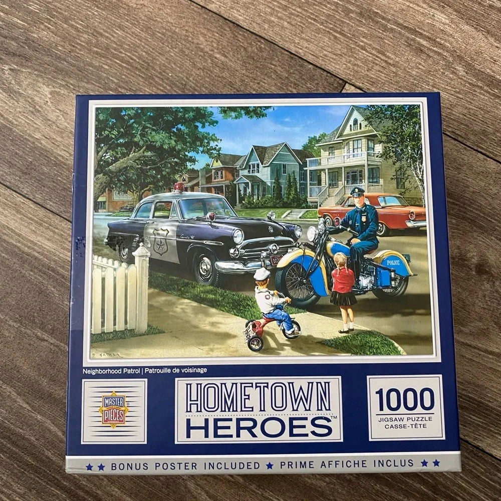 Hometown Heroes Neighborhood Patrol 1000 Piece Puzzle